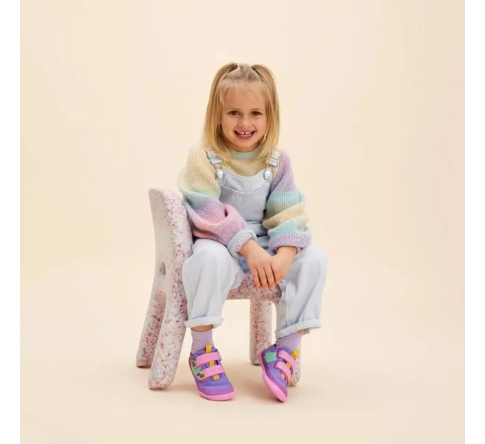 Affenzahn Halbschuh Baumwolle Lucky Creative Toucan Jr topánky 00391-40120