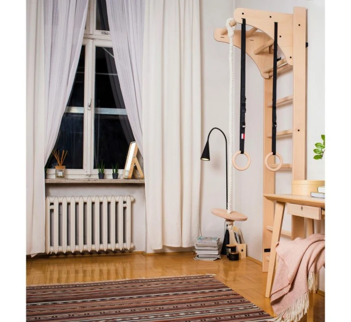 Rebrík s drevenou priečkou a príslušenstvom BENCHK 111+A204 detské