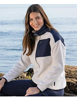 Cutter & Buck Cascade Sherpa Women Dámska fleecová bunda Sherpa 68.1471 shell white Cutter & Buck Cascade Sherpa Women Dámska fleecová bunda Sherpa 68.1471 shell white