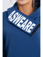 Zateplená mikina s kapucňou z džínsoviny