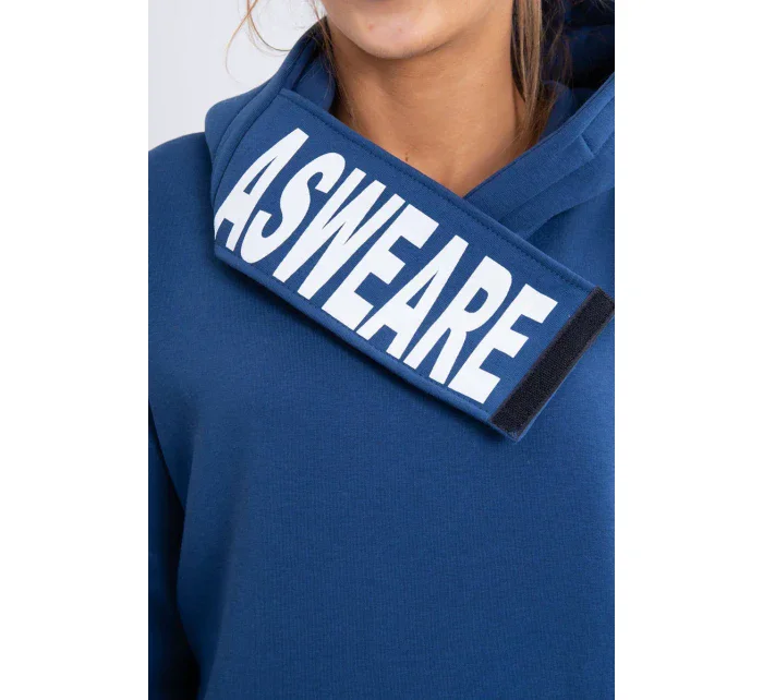 Zateplená mikina s kapucňou z džínsoviny