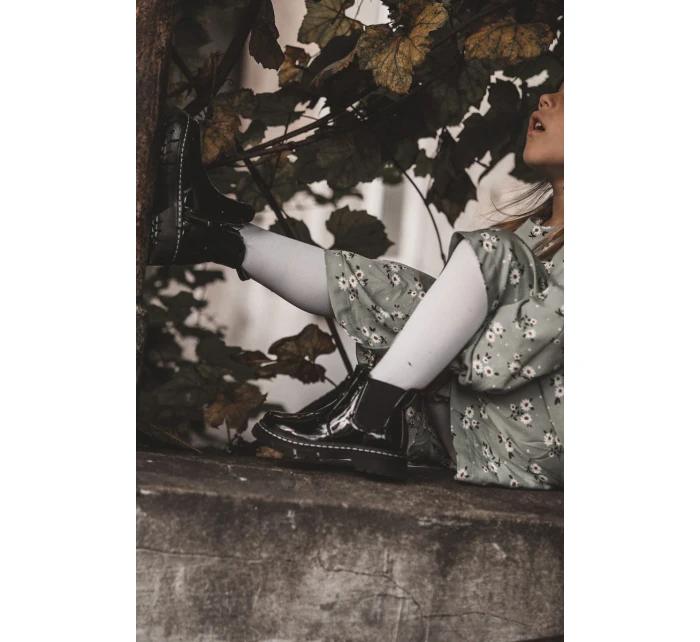 Dětské Lakované zateplené boty černé model 21597431 - Boto Dětské Lakované zateplené boty černé model 21597431 - Boto