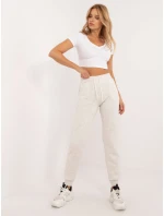 Spodnie dresowe EM DR model 20496385 jasny szary - FPrice Spodnie dresowe EM DR model 20496385 jasny szary - FPrice