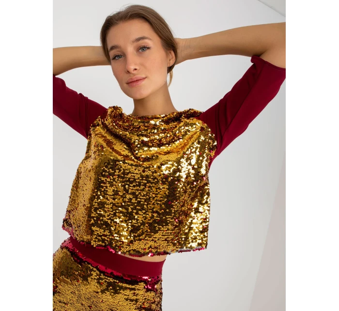 Blúzka LK BZ 507300.88 gaštanová Blúzka LK BZ 507300.88 gaštanová