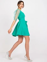 Šaty LK SK 507923.02P tyrkysové