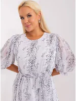 LK SK 509344 šaty.37 biele a čierne LK SK 509344 šaty.37 biele a čierne