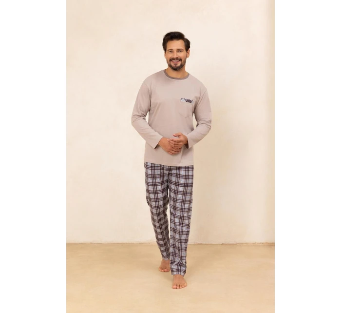 Pyžamo model 21288696 long/r 2XL Z25/26 pánské - Regina Pyžamo model 21288696 long/r 2XL Z25/26 pánské - Regina