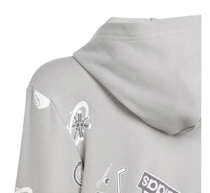 Zip Hoodie Jr Mikina s kapucí model 19453233 - ADIDAS Zip Hoodie Jr Mikina s kapucí model 19453233 - ADIDAS