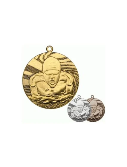 Zlatá medaila - plávanie - oceľová medaila Zlatá medaila - plávanie - oceľová medaila