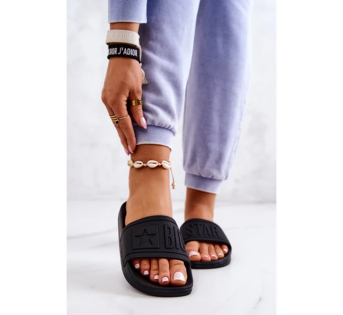 Dámské Nazouváky Big Star Černé model 21512124 - Big Star Shoes Dámské Nazouváky Big Star Černé model 21512124 - Big Star Shoes