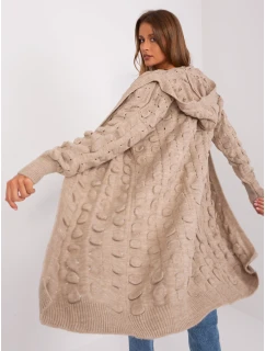 Kardigán BA SW 8026.93P tmavo lila