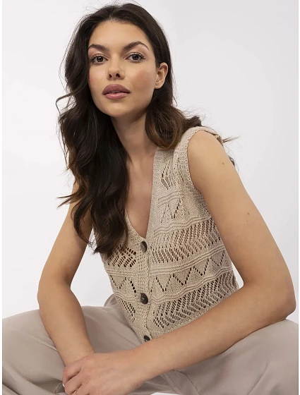Sweter model 21057818 beżowy - FPrice