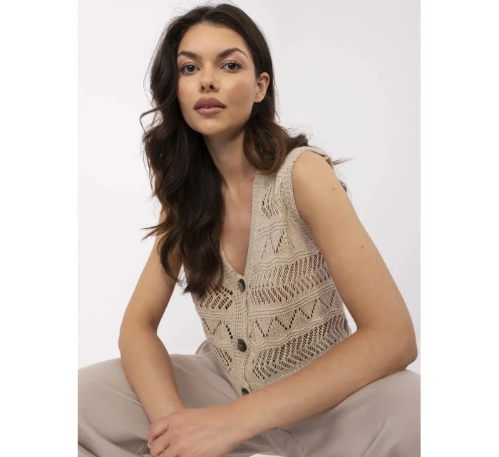 Sweter model 21057818 beżowy - FPrice