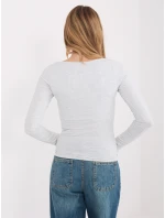 Blúzka WT BZ A1174.29P svetlo sivá