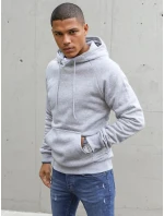 Pánská světle šedá mikina Dstreet model 21966918 - FashionStreet Pánská světle šedá mikina Dstreet model 21966918 - FashionStreet