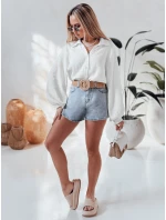 Dámská mušelínová košile oversize bílá Dstreet model 21989186 - FashionStreet