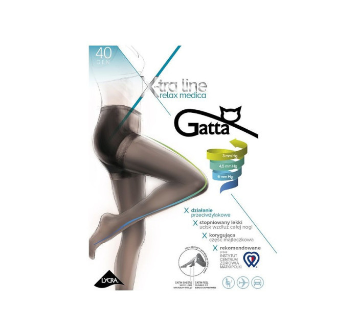 Dámske pančuchové nohavice Gatta Body Relax Medica 40 deň 5-XL