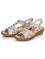Dámske pohodlné sandále Rieker 62850-90 Dámske pohodlné sandále Rieker 62850-90