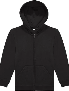 B&C ID.334 Zip Hood /kids Detská mikina s kapucňou 01.K334 čierna
