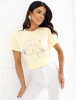 Tričko IR TS R2766.60 světle žluté Tričko IR TS R2766.60 světle žluté