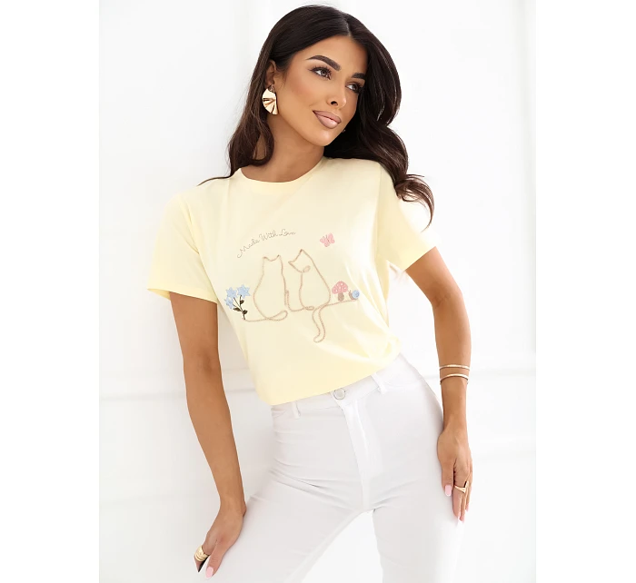 Tričko IR TS R2766.60 světle žluté Tričko IR TS R2766.60 světle žluté