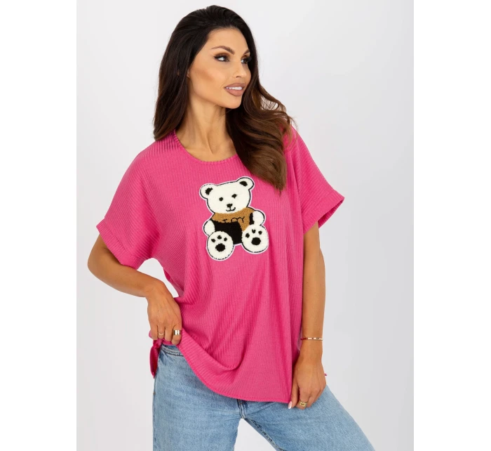 Dámska blúzka LK BZ 509251.26X fuchsiová - FPrice Dámska blúzka LK BZ 509251.26X fuchsiová - FPrice