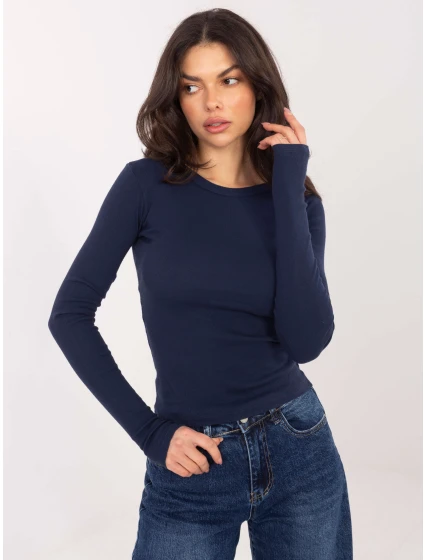 Bluzka WT BZ model 21875424 granatowy - FPrice Bluzka WT BZ model 21875424 granatowy - FPrice