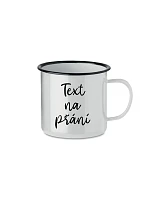 WISHING TEXT - biela plechovka 300 ml WISHING TEXT - biela plechovka 300 ml