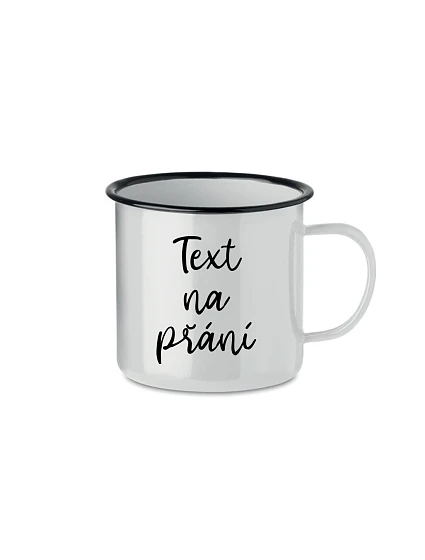 WISHING TEXT - biela plechovka 300 ml WISHING TEXT - biela plechovka 300 ml