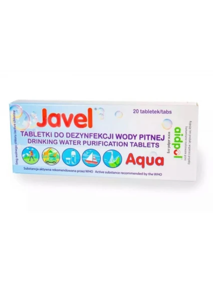 Tablety na dezinfekciu vody Javel Aqua 20ks Tablety na dezinfekciu vody Javel Aqua 20ks