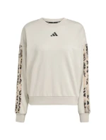 Dámská mikina Animal Print 3Stripes French Terry Sweatshirt cream model 21720669 - ADIDAS