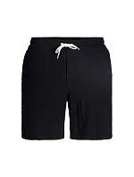 Jack&Jones pánske šortky JPSTJAIDEN COBA STRIPE JOG SHORTS REG SN 12274413 BLACK
