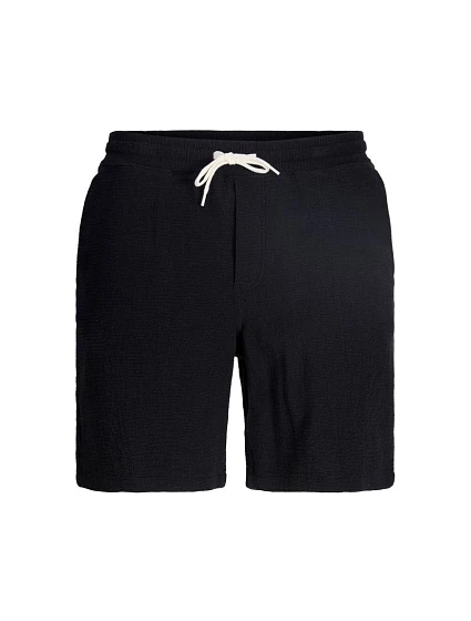 Jack&Jones pánske šortky JPSTJAIDEN COBA STRIPE JOG SHORTS REG SN 12274413 BLACK