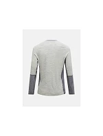 Termotričko PEAK PERFORMANCE Magic Crew Wool-blend Baselayer Men, sivé