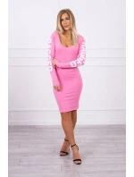 Otrhané svetlo ružové šaty