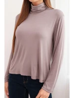Dámská viskózová blůza s rolákem a dlouhým rukávem fango Dámská viskózová blůza s rolákem a dlouhým rukávem fango