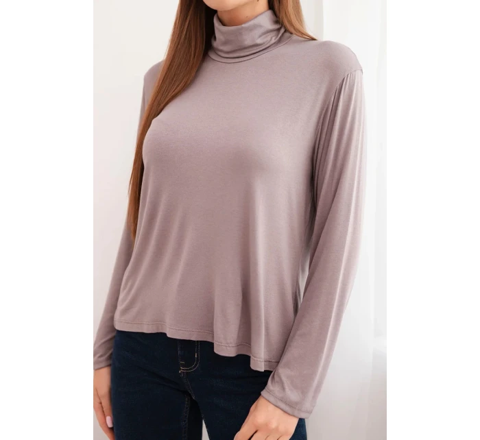 Dámská viskózová blůza s rolákem a dlouhým rukávem fango Dámská viskózová blůza s rolákem a dlouhým rukávem fango