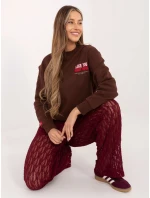 Bluza model 21799711 ciemny brązowy - FPrice