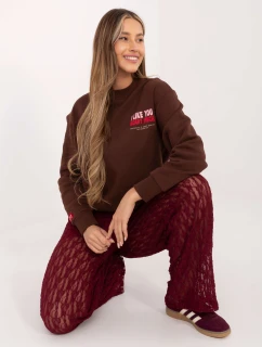 Bluza model 21799711 ciemny brązowy - FPrice