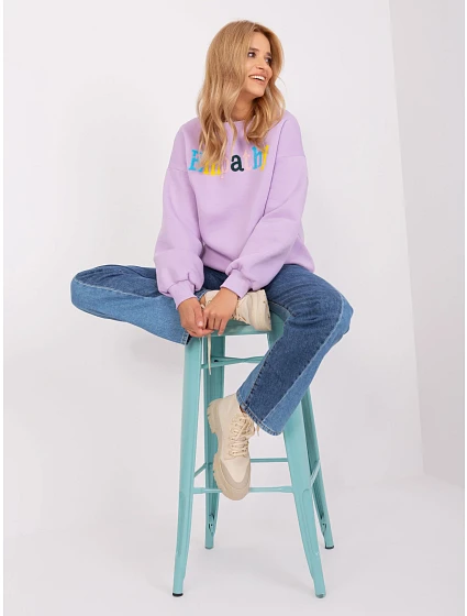 Bluza EM BL 617 model 18900668 jasny fioletowy - FPrice Bluza EM BL 617 model 18900668 jasny fioletowy - FPrice