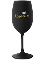 LIQUID THERAPY - čierny pohár na víno 350 ml LIQUID THERAPY - čierny pohár na víno 350 ml