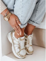 Dámské tenisky s podrážkou gold Dstreet model 21991701 - FashionStreet Dámské tenisky s podrážkou gold Dstreet model 21991701 - FashionStreet