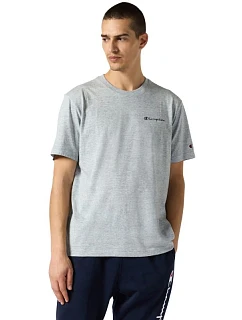 Champion SS Tričko šedé 221798 EM021 pánske