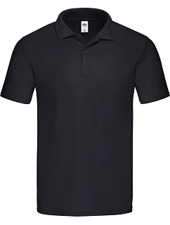 Fruit of the Loom Original Polo Pánske piqué polo 16.3050 čierne