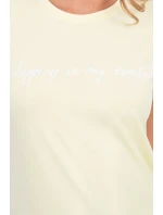 model 18743162 je moje kardio blůza světle žlutá - K-Fashion