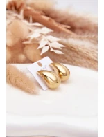 Ženské náušnice z chirurgické oceli Velké model 21772665 zlaté - Boto