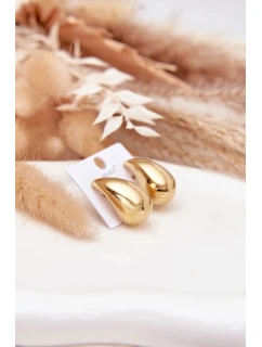 Ženské náušnice z chirurgické oceli Velké model 21772665 zlaté - Boto