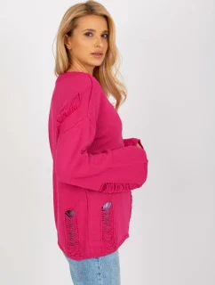 Dámský svetr BA SW  fuchsiová  model 18178463 - FPrice