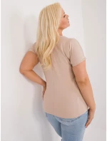 Tričko RV TS 9476.25 béžová Tričko RV TS 9476.25 béžová