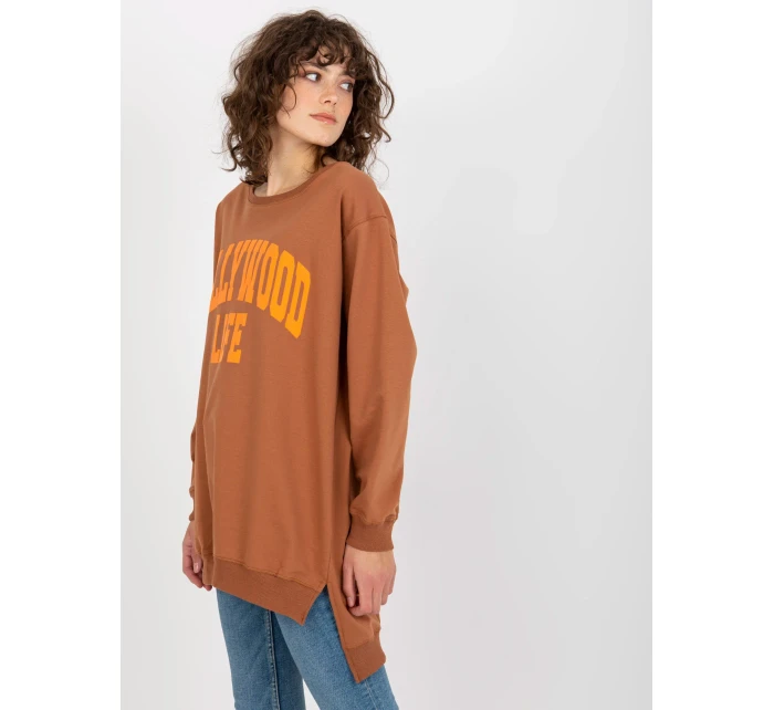 Mikina VI BL 3102.01P svetlo hnedá